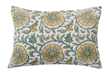 Floral Medallion Lumbar Pillow