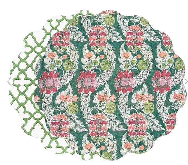 VIDA Laurent and Trellis Reversible Placemats