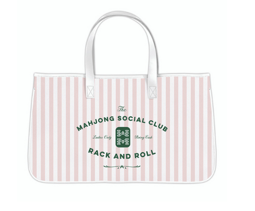 Mahjong Canvas Tote