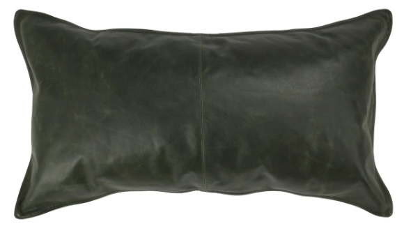 Acre Forest Green Lumbar Pillow