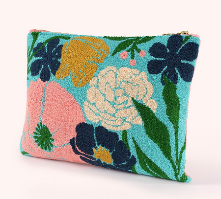 Floral Quilted Velvet Totes