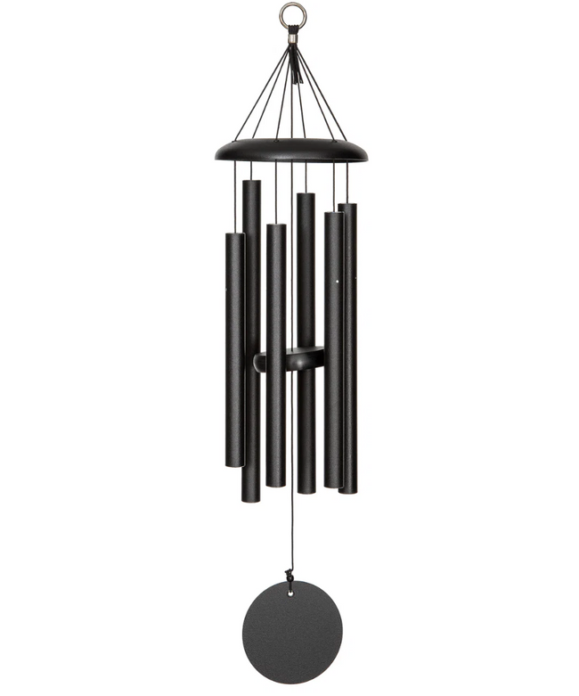 Black Wind Chimes by Corinthian Bells