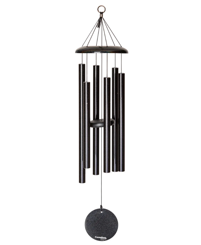 Black Spectrum Wind Chimes by Corinthian Bells