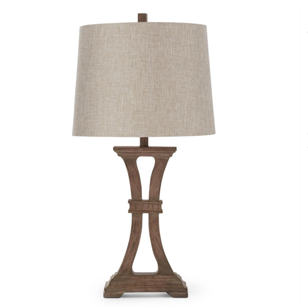 Woodgrain Arch Lamp