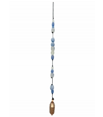 The Blue Waves with Beads & Bell