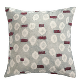 Multicolor linen printed pillow