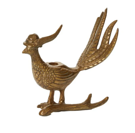 Antique Bronze Taper Candle Holder