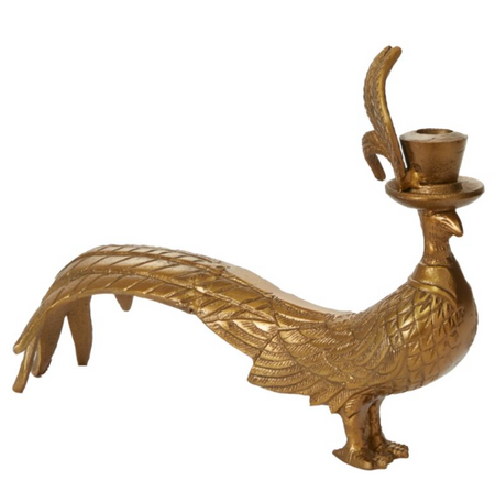 Antique Bronze Taper Candle Holder