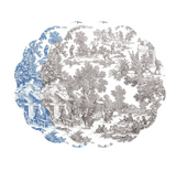 VIDA English Toile Reversible Round Placemats