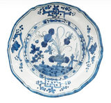 VIDA Faenza White & Blue Dinner Plate by Beatriz Ball