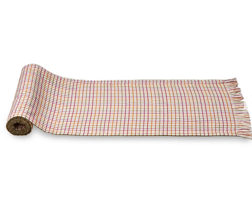 Autumn Window Pane Table Runner