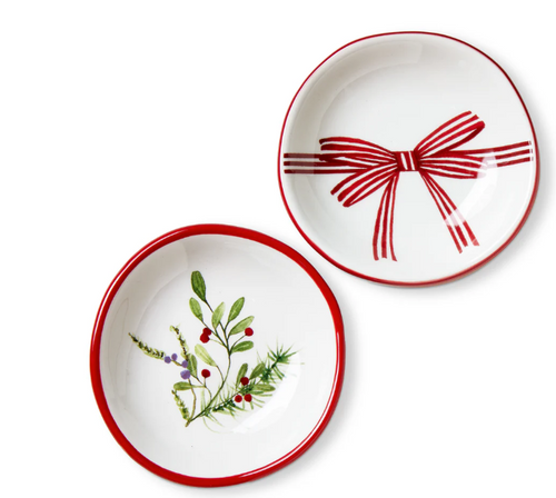Winter Berries & Bow Dip Bowl