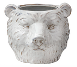 White Bear Head Planter