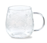 Snowflake Glass Mug