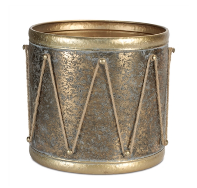 Gold Metal Drum Containers