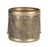 Gold Metal Drum Containers