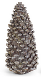 Brown Glittered Standing Pinecones