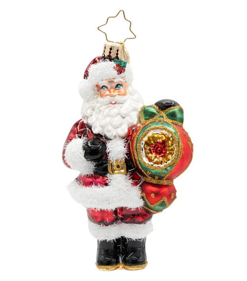 The Merry Bauble Santa by Christopher Radko