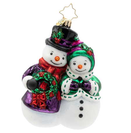 Cheerful Chinoiserie Santa Gem by Christopher Radko