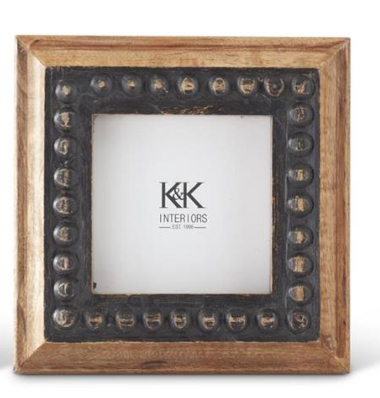 Black Rivet Wooden Frames