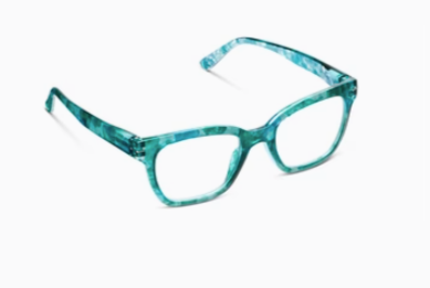 Buzzworthy Turquoise Quartz Reading Glasses by Peepers