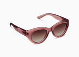 Sunday Scaries Rose Polarized Sunglasses by Peepers