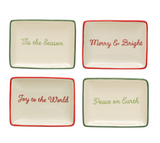 Holiday Script Mini Dishes