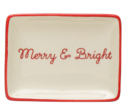 Holiday Script Mini Dishes