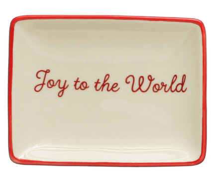 Holiday Script Mini Dishes
