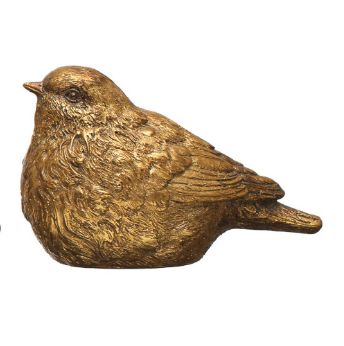 Gold Round Resin Birds