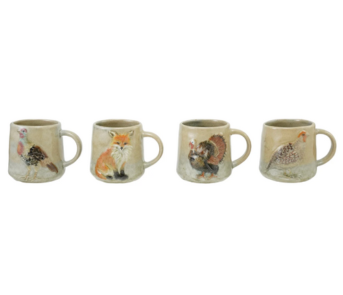 Wild Meadow Stoneware Mugs