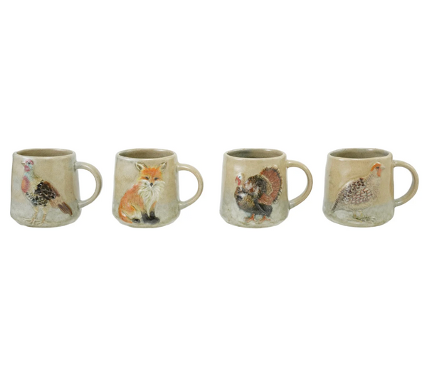 Wild Meadow Stoneware Mugs