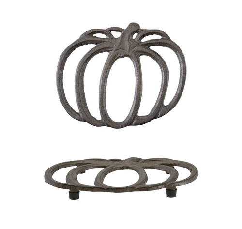 Pumpkin Cast Iron Trivet