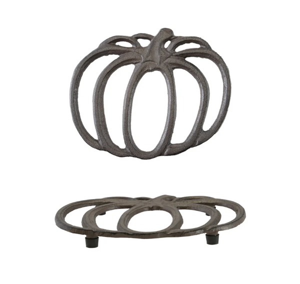 Pumpkin Cast Iron Trivet