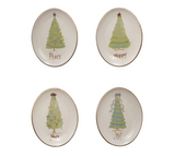 Christmas Tree Mini Oval Dishes