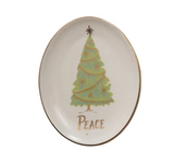 Christmas Tree Mini Oval Dishes