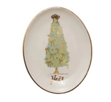 Christmas Tree Mini Oval Dishes