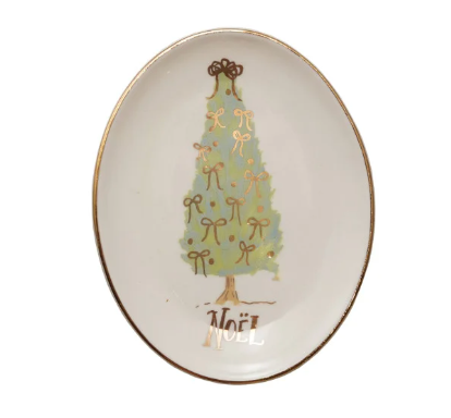 Christmas Tree Mini Oval Dishes