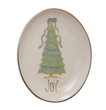 Christmas Tree Mini Oval Dishes