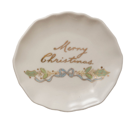 Holiday Scalloped Mini Dishes