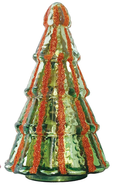 Embossed Mercury Glass Trees
