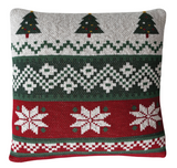 Christmas Fair Isle Knit Pillow