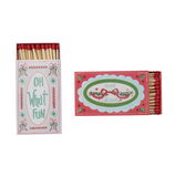 Holiday Script Matchboxes