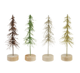 Glittered Twig Trees