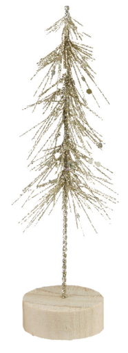 Glittered Twig Trees