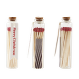 Christmas Glass Bottles of Matches
