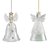 Glass Angel Ornaments