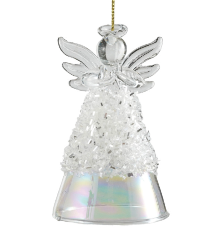 Glass Angel Ornaments