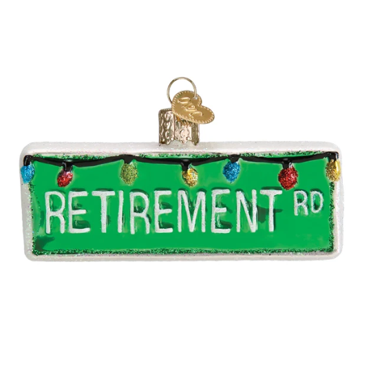 Happy Retirement by Old World Christmas