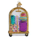 Hotel Luggage Cart by Old World Christmas